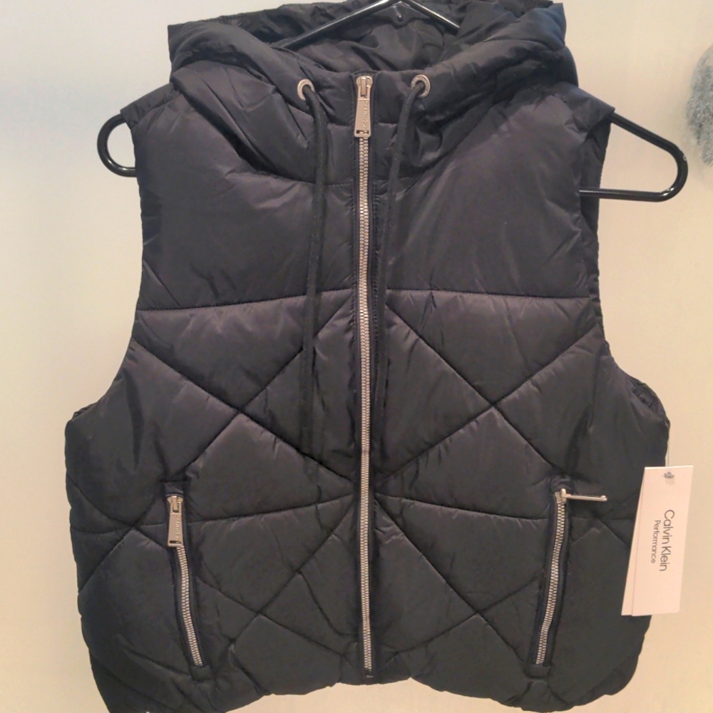 XS CK puffy vest